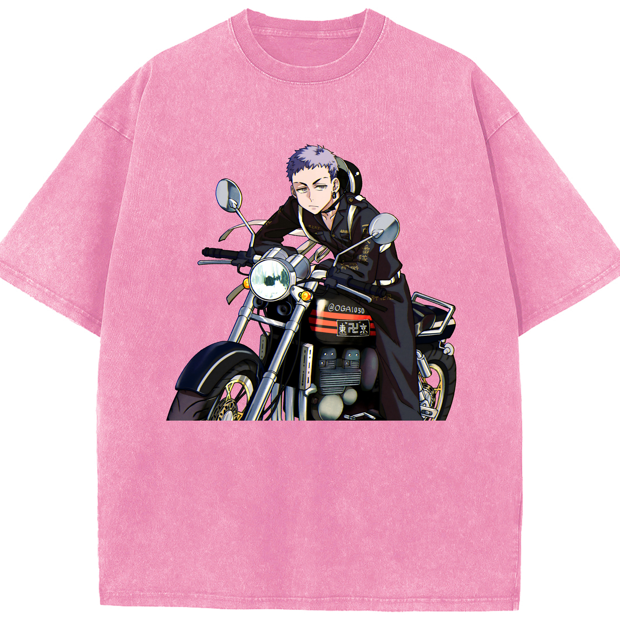 （画像用） 東京リベンジャーズ Tokyo Revengers 綿100% ヴィンテージ風 半袖Tシャツ（フロントプリント）